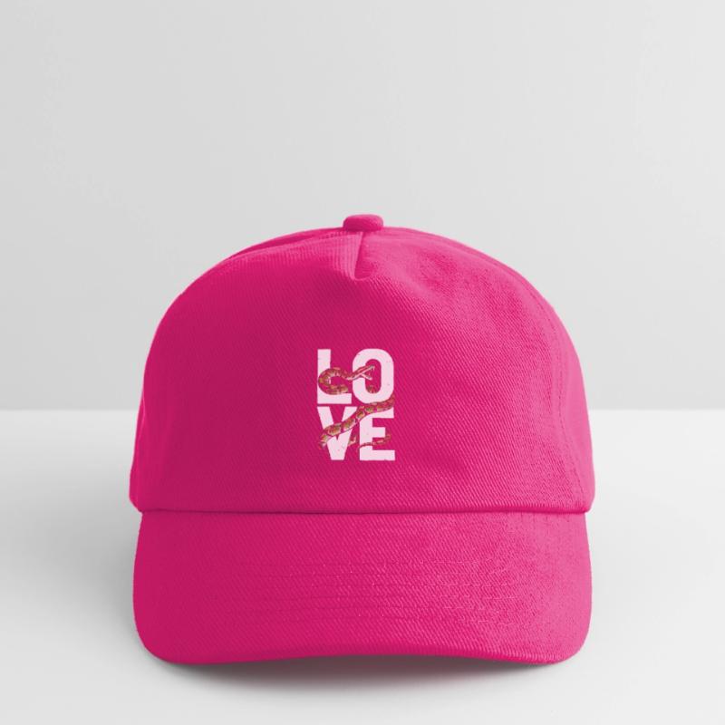 Königspython Schlangen LOVE Terrarium Python Kinder Basecap