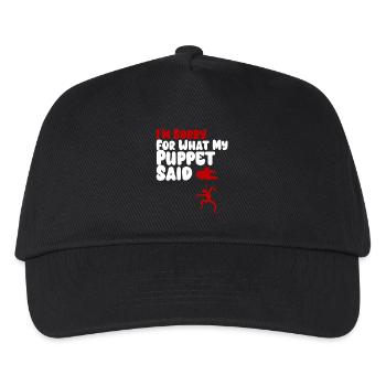 Confession de marionnette sur les ficelles - Casquette de baseball Enfant - noir - Devant