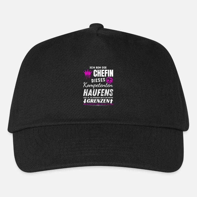Chefin dieses Kompetenten Haufens Chefin Geschenke - Kids’ Baseball Cap - black