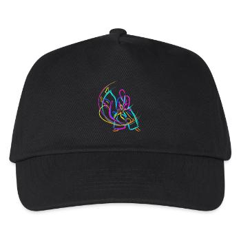 Judo Martial Arts - Kids’ Baseball Cap - black - Front