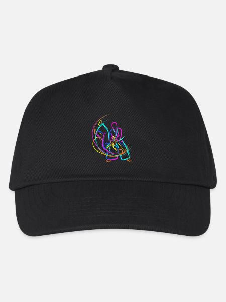 Judo Arts martiaux - Casquette de baseball Enfant - noir