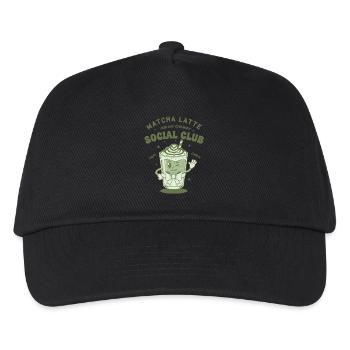 Matcha Latte Social Club Join Our Ceremony Green - Kids’ Baseball Cap - black - Front
