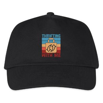 Thrift Shopper Thrifting With Me Thrift Store - Kids’ Baseball Cap - black - Front