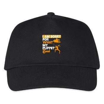 Je suis désolé pour ce que ma marionnette a dit - Casquette de baseball Enfant - noir - Devant