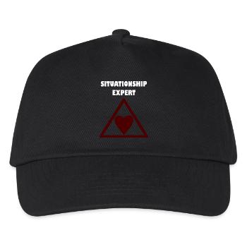 Expert en relations dans le triangle - Casquette de baseball Enfant - noir - Devant