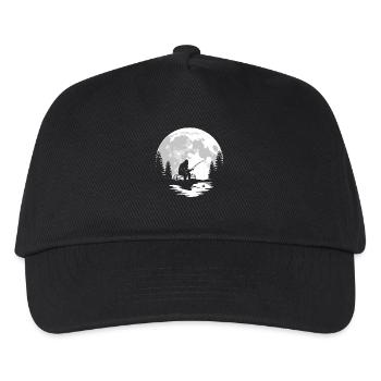 Bigfoot Angeln - Kinder Basecap - Schwarz - Vorne