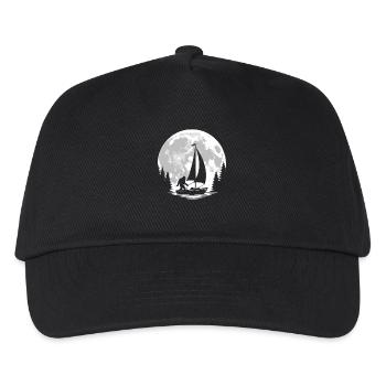 Bigfoot Segeln - Kinder Basecap - Schwarz - Vorne