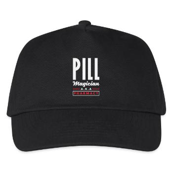 Pill magician, pharmacist, pharmacy technician - Kids’ Baseball Cap - black - Front