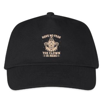 Have No Fear The Clown Is Here Circus Performer - Kids’ Baseball Cap - black - Front