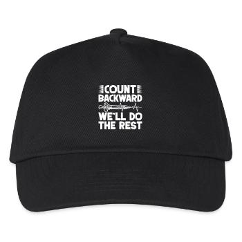 Anesthesiologist Count Backward Anesthesia - Kids’ Baseball Cap - black - Front