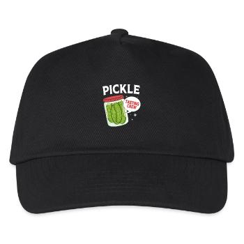 Cornichon concombre - Casquette de baseball Enfant - noir - Devant