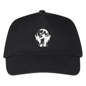 Bigfoot Eishockeyspieler - Kinder Basecap - Schwarz - Vorne