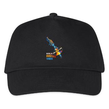 Berlin Hardtekk Tekke East Germany - Kids’ Baseball Cap - black - Front