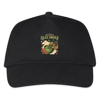Drink Matcha Read Books Elevate Your Ritual Matcha - Kinder Basecap - Schwarz - Vorne