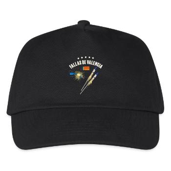Feux d’artifice de Fallas de Valencia - Casquette de baseball Enfant - noir - Devant