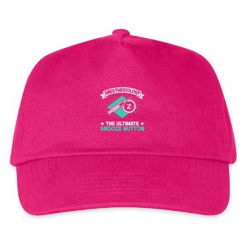 Anesthesiologist Snooze Button Anesthesia - Kids’ Baseball Cap - fuchsia - Front