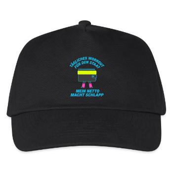 Daily workout for the state - Kids’ Baseball Cap - black - Front
