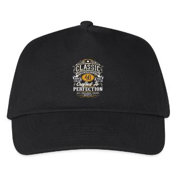 40th Birthday - Kids’ Baseball Cap - black - Front