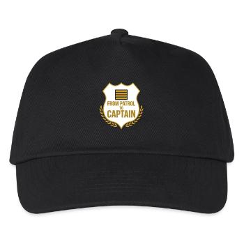 Police Captain Captain Police Police Rank - Kids’ Baseball Cap - black - Front