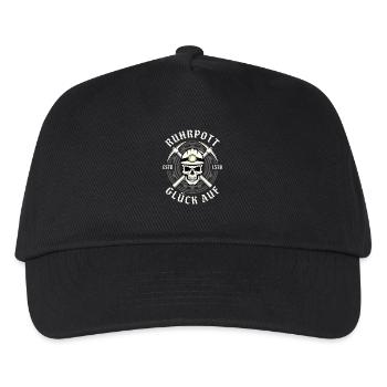 Bergmann Shirt für Kumpel mit Stolz - Kinder Basecap - Schwarz - Vorne