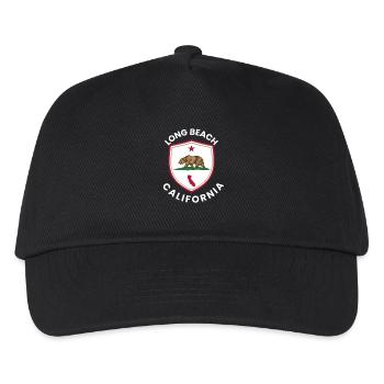 Long Beach, Californie - Casquette de baseball Enfant - noir - Devant
