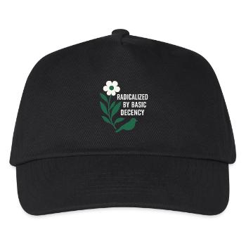 Radicalized By Decency Shirt for Activists - Kids’ Baseball Cap - black - Front