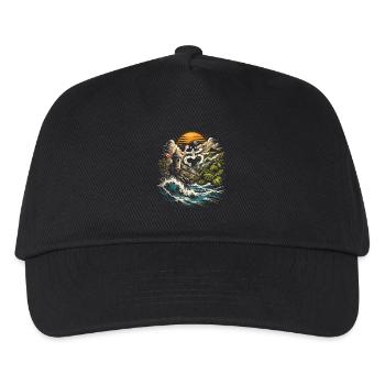 Puerto Rico Boricua - Kinder Basecap - Schwarz - Vorne