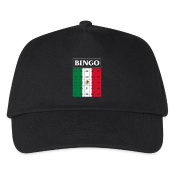 Bingo Player Bingo Mexico Theme Bingo - Kinder Basecap - Schwarz - Vorne