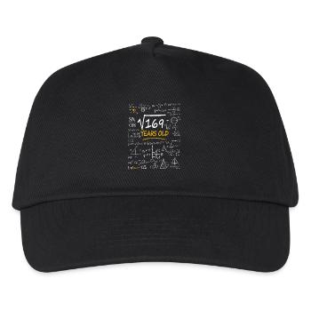 13 Jahre Geburtstag Matheformeln Lustig - Kinder Basecap - Schwarz - Vorne