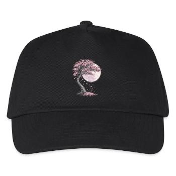 Cherry Blossom Sakura Cherry Blossom - Kids’ Baseball Cap - black - Front