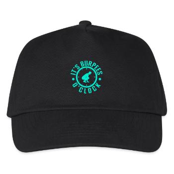 Fitness Fanatics It´s Burpees O´Clock Calisthenics - Kinder Basecap - Schwarz - Vorne