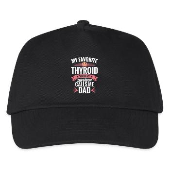  Post Thyroid Surgery Recovery Thyroid Removal - Kids’ Baseball Cap - black - Front