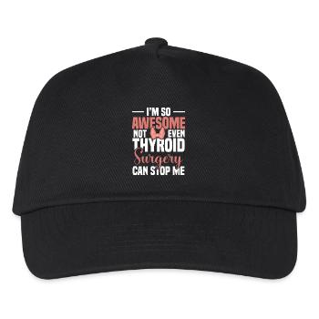 Throid Surgery Support Thyroid Recovery Thyroid - Kids’ Baseball Cap - black - Front