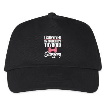  Thyroid Removal Surgery Girlfriend Thyroid - Kids’ Baseball Cap - black - Front