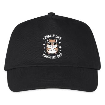 Hamster Sayings Hamster Funny Hamster Gift - Kids’ Baseball Cap - black - Front