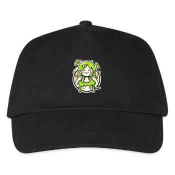 Lime Slime Girl Illustration - Kids’ Baseball Cap - black - Front