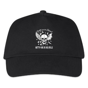 Dégoûtant comme au paradis Net comme en enfer - Casquette de baseball Enfant - noir - Devant