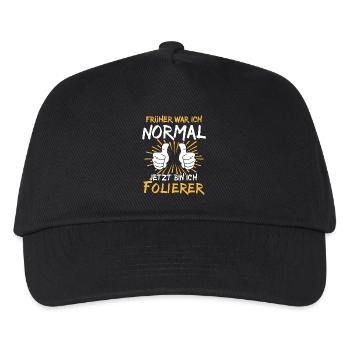 Expression Folier - Casquette de baseball Enfant - noir - Devant