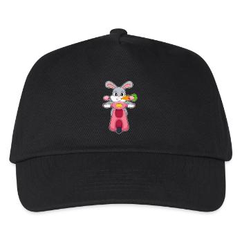 Hase Motorroller - Kinder Basecap - Schwarz - Vorne