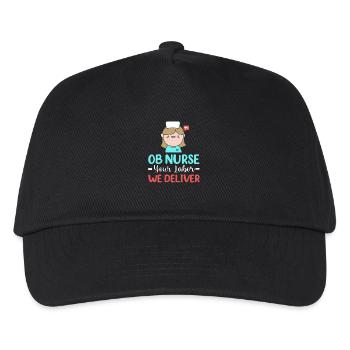 Pregnancy Hospital Nurse - Kids’ Baseball Cap - black - Front
