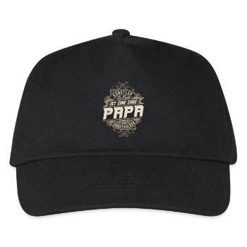 Künstler Papa - Kinder Basecap - Schwarz - Vorne