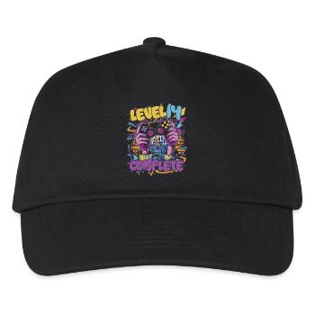 Level 14 Complete Gaming Graffiti - Kinder Basecap - Schwarz - Vorne