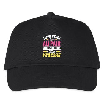  Au Pair Worker Appreciation Nanny Babysitter Au - Kids’ Baseball Cap - black - Front