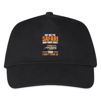 Guide touristique africain de safari Voyage Touriste - Casquette de baseball Enfant - noir - Devant