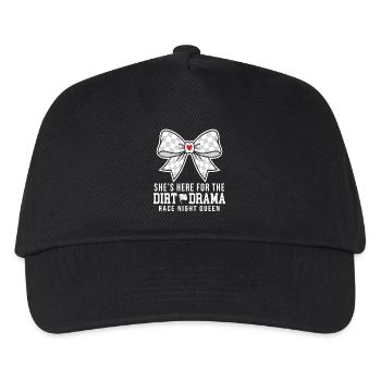 Dirt Drama Race Night Queen Bow - Kids’ Baseball Cap - black - Front