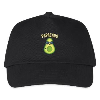 Dad-to-be & dad, Papacado, Pregnancy - Kids’ Baseball Cap - black - Front