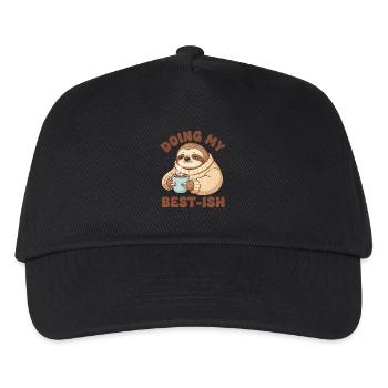 Faire de mon mieux pour paresseux - Casquette de baseball Enfant - noir - Devant