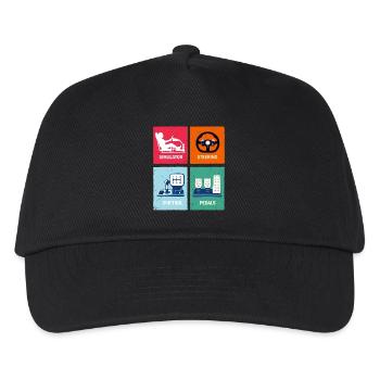 Sim Racing - Casquette de baseball Enfant - noir - Devant