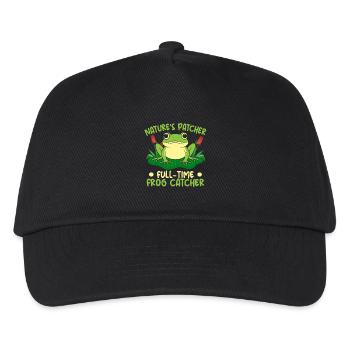 Frog Catcher Nature´s Patcher Full-Time Catcher - Kinder Basecap - Schwarz - Vorne