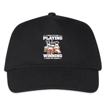 Poker Poker Players - Kids’ Baseball Cap - black - Front